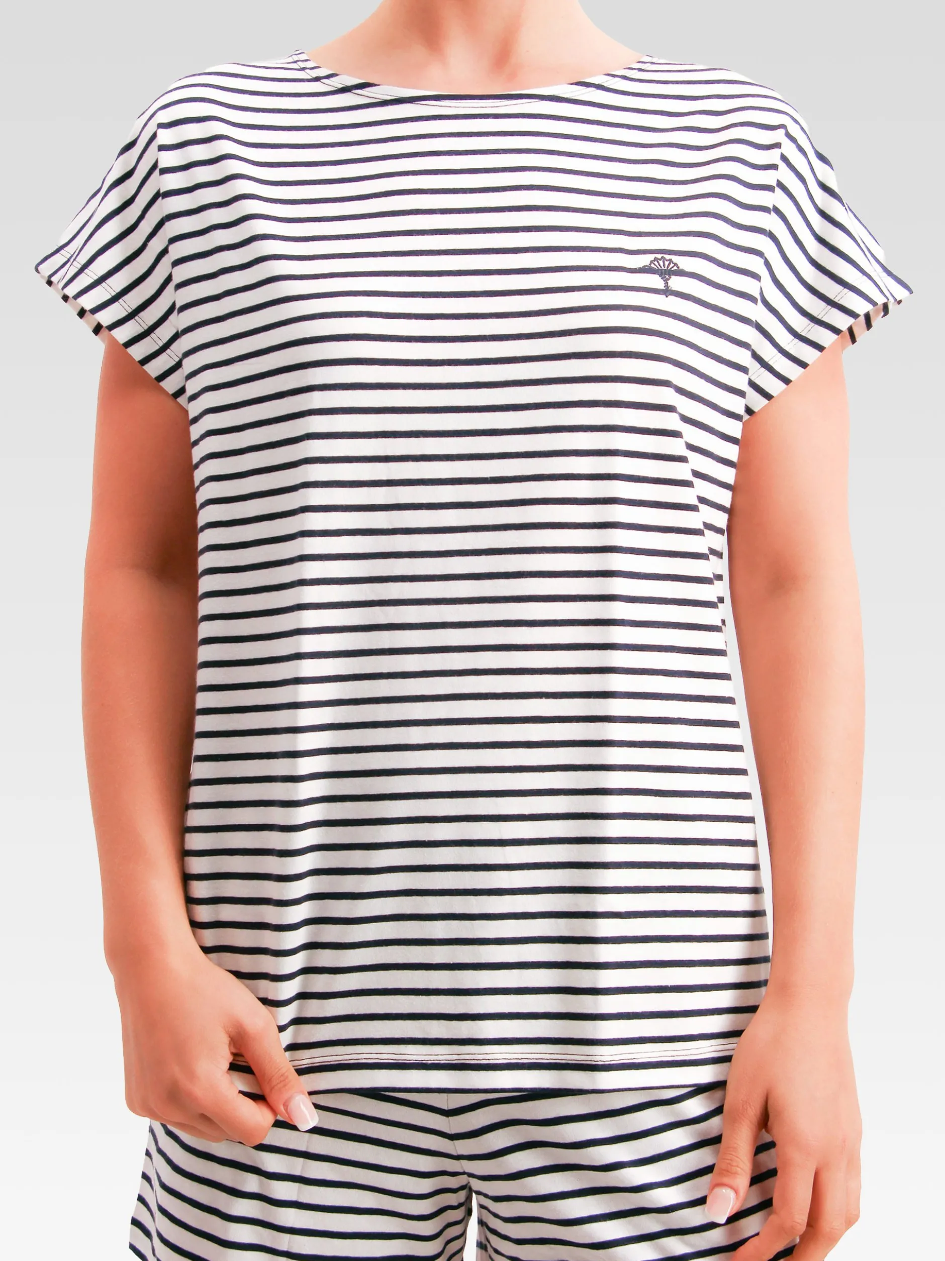 JOOP! Damen T-Shirt - Cosy in weiß - Ärmel: kurzarm