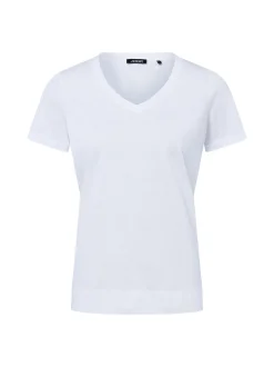JOOP! Damen T-Shirt in weiß - Ausschnitt: V-Ausschnitt