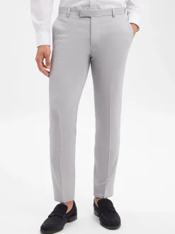 JOOP! Herren Baukasten-Hose mit Woll-Anteil - Blayr in hellgrau