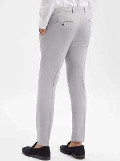 JOOP! Herren Baukasten-Hose mit Woll-Anteil - Blayr in hellgrau