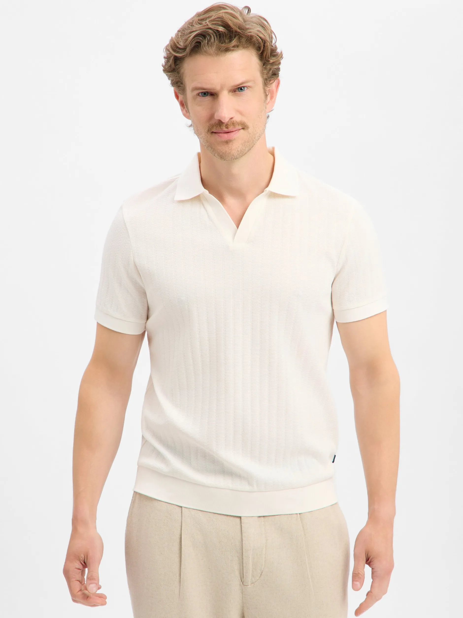 JOOP! Herren Poloshirt - Baronito in ecru