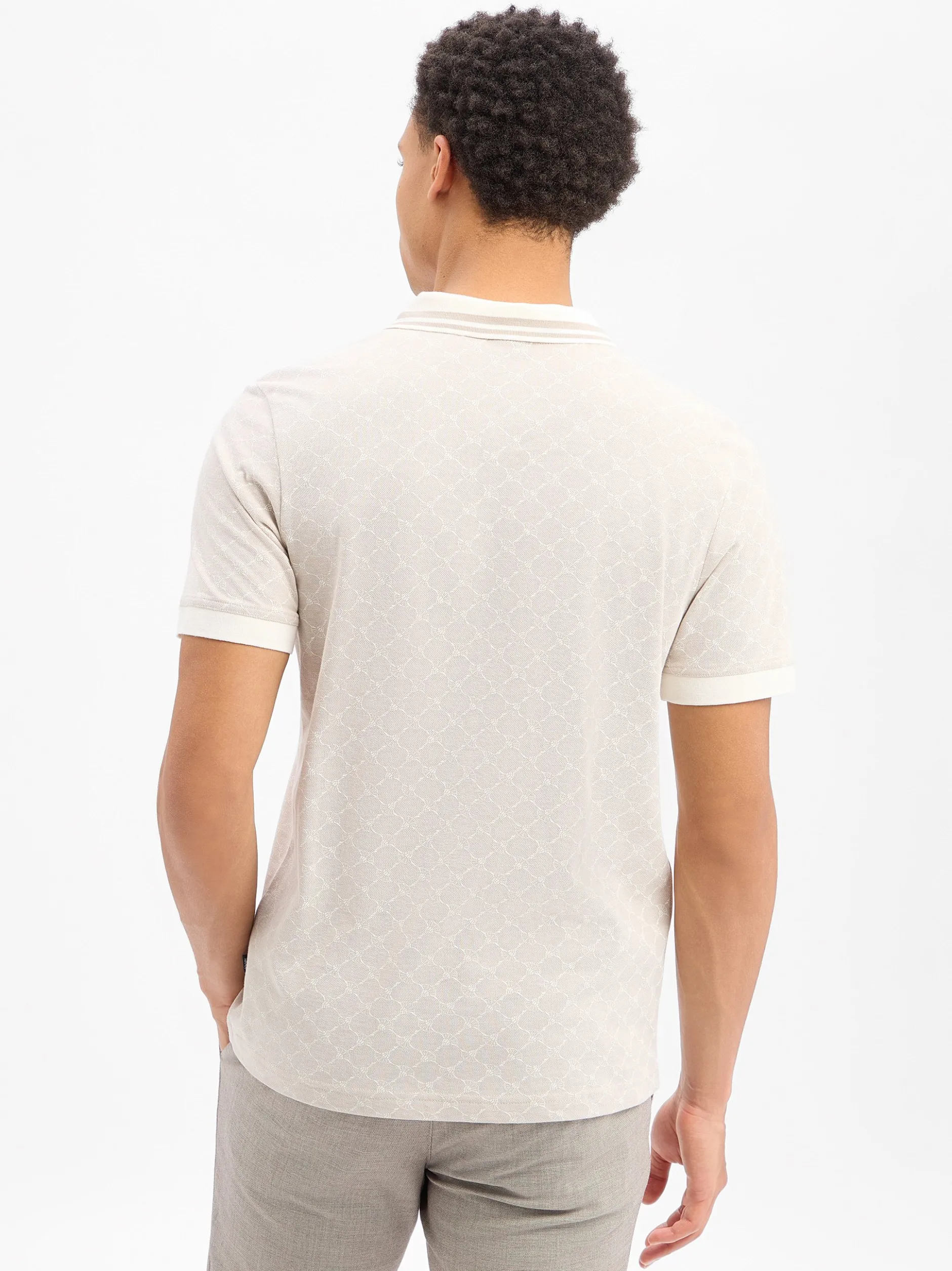 JOOP! Herren Poloshirt - Jessino in taupe ecru