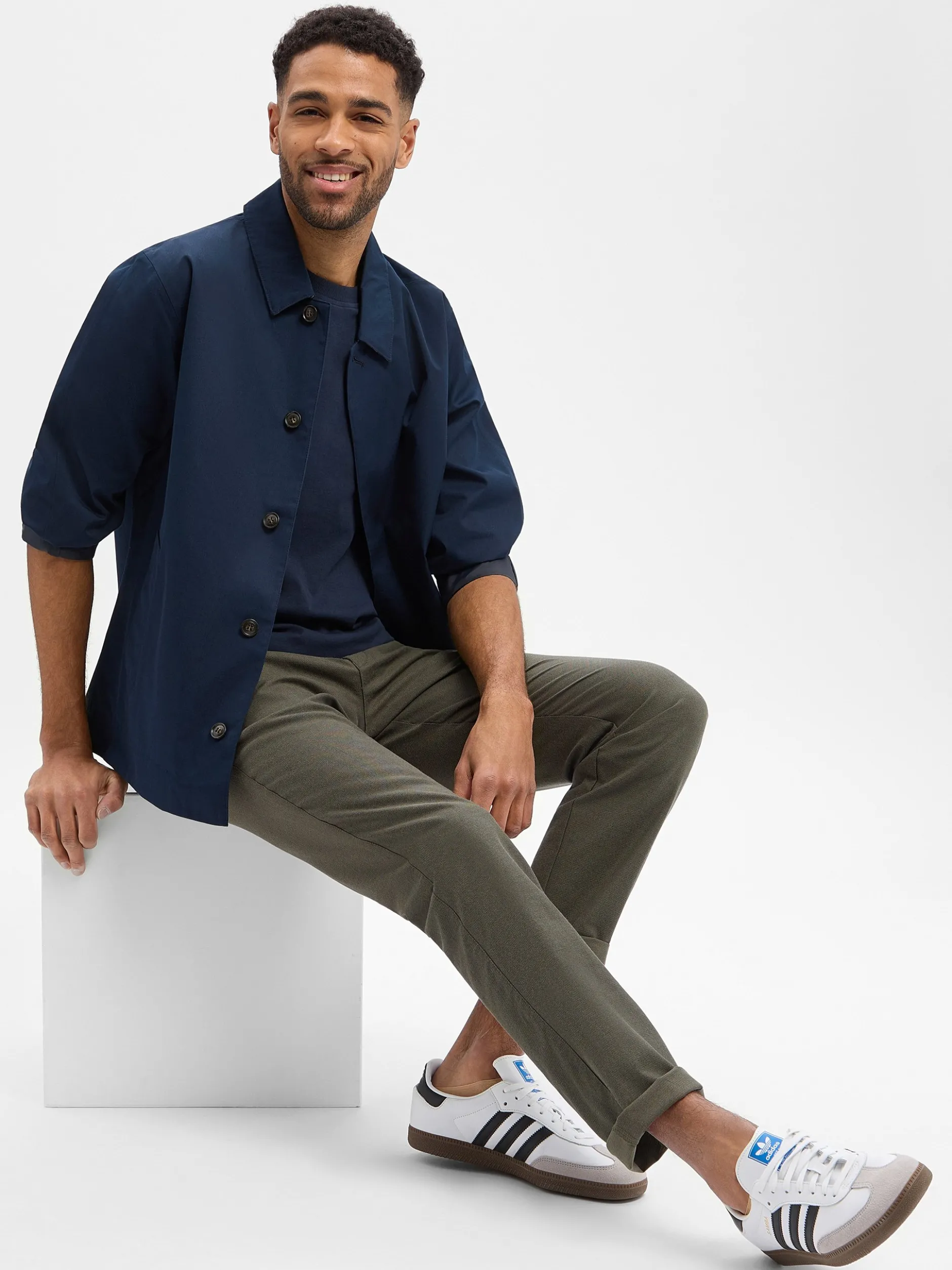 JOOP! Herren T-Shirt - Priamo in marine - Ärmel: kurzarm