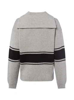 Joop Jeans Damen Strickpullover - Kilo in hellgrau