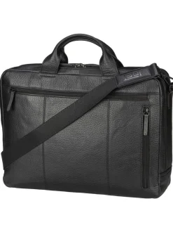 Jost Herren Aktentasche - Stockholm Business Bag L 2 Comp in schwarz