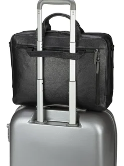 Jost Herren Aktentasche - Stockholm Business Bag L 2 Comp in schwarz
