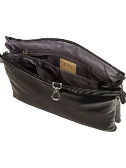 Jost Unisex Schultertasche - Kiruna in schwarz
