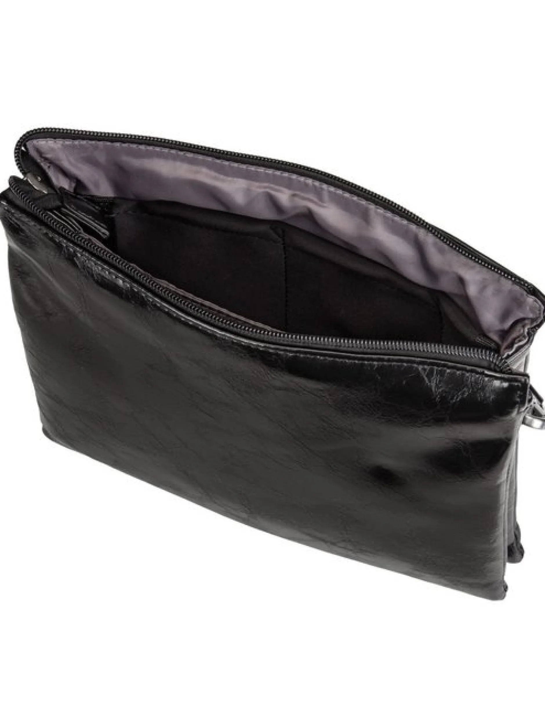 Jost Unisex Schultertasche - Kiruna in schwarz