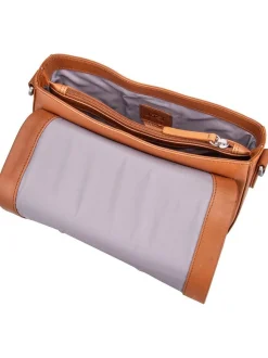 Jost Unisex Schultertasche - Rana in braun