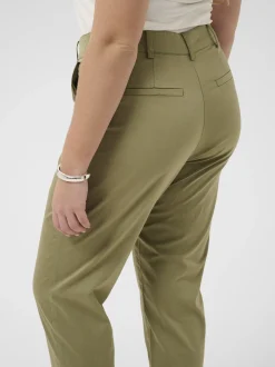 Kaffe Curve Damen Hose KCleana in grün