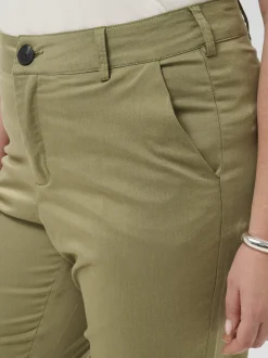 Kaffe Curve Damen Hose KCleana in grün
