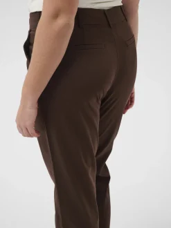 Kaffe Curve Damen Hose KCleana in braun