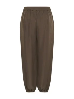 Kaffe Curve Damen Hose KCyasmina in braun