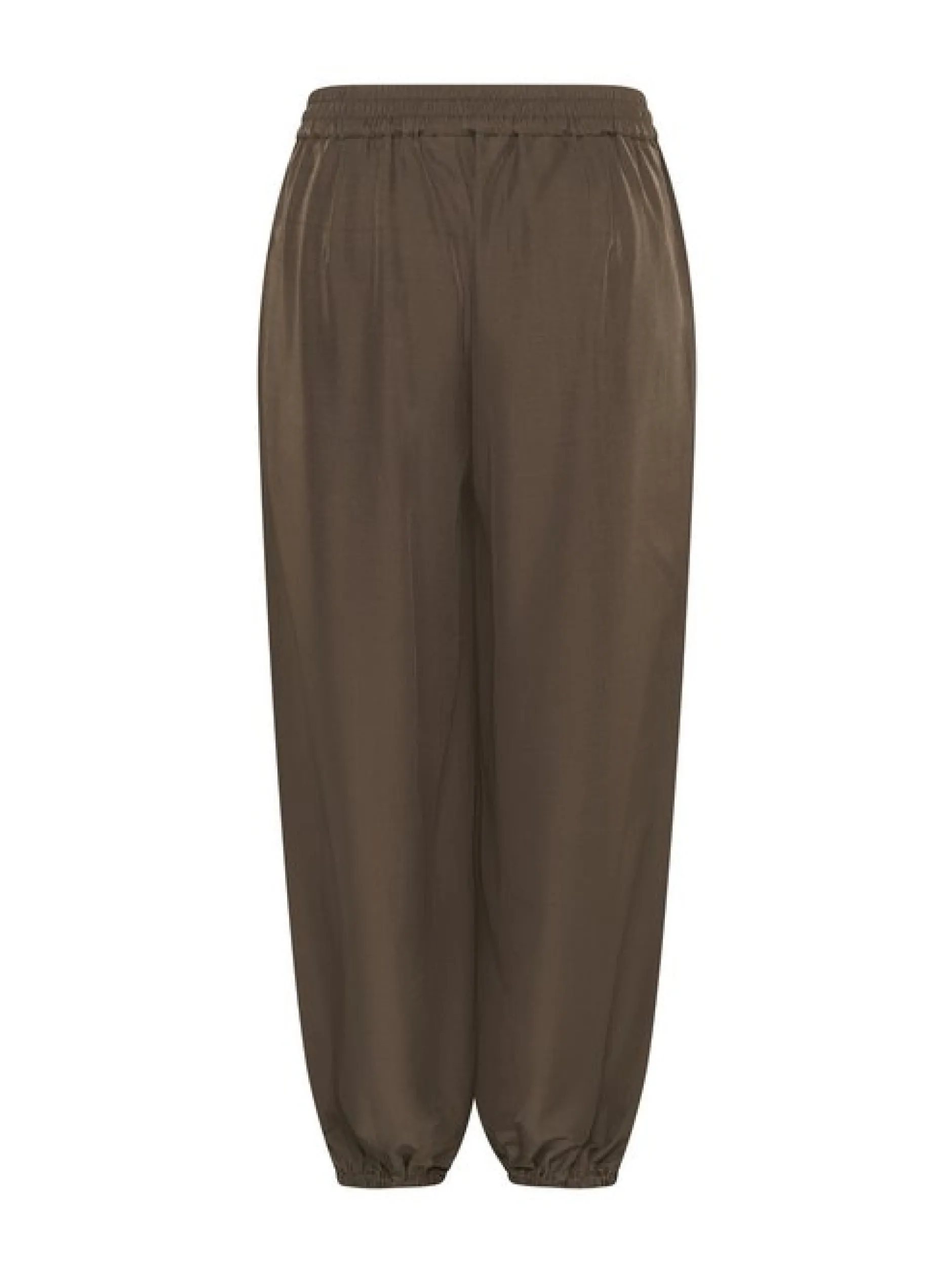 Kaffe Curve Damen Hose KCyasmina in braun