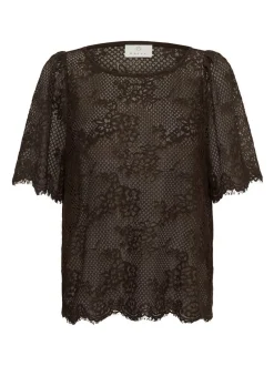 Kaffe Damen Bluse KAcornelia in braun