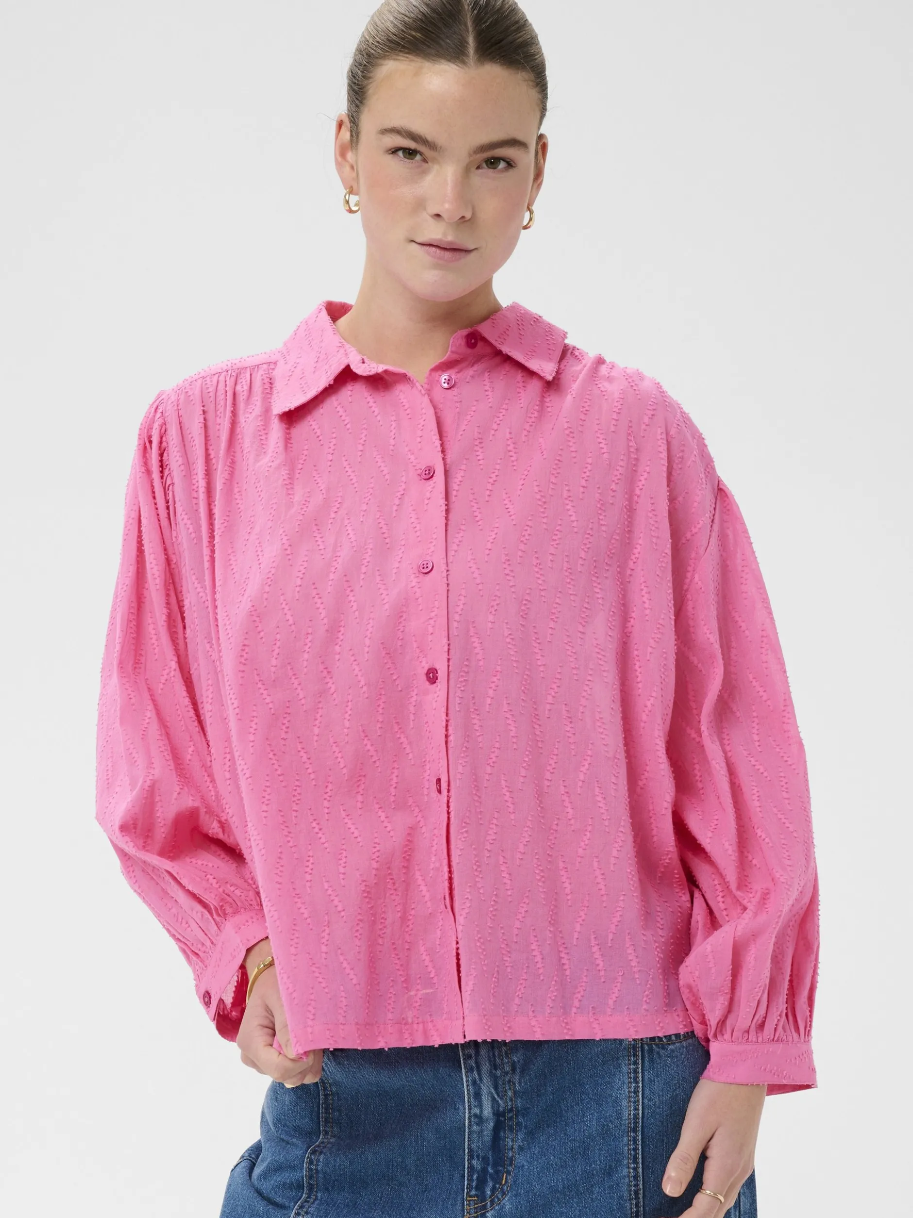 Kaffe Damen Bluse KAgabriela in pink