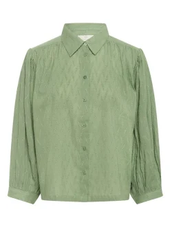 Kaffe Damen Bluse KAgabriela in grün