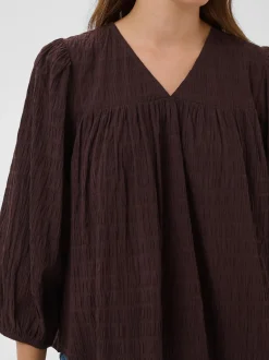 Kaffe Damen Bluse KAmissie in braun