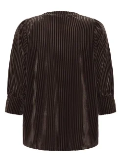 Kaffe Damen Bluse langarm KAcaca in mocca