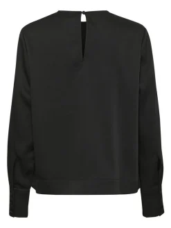 Kaffe Damen Blusenshirt KAbonita in schwarz