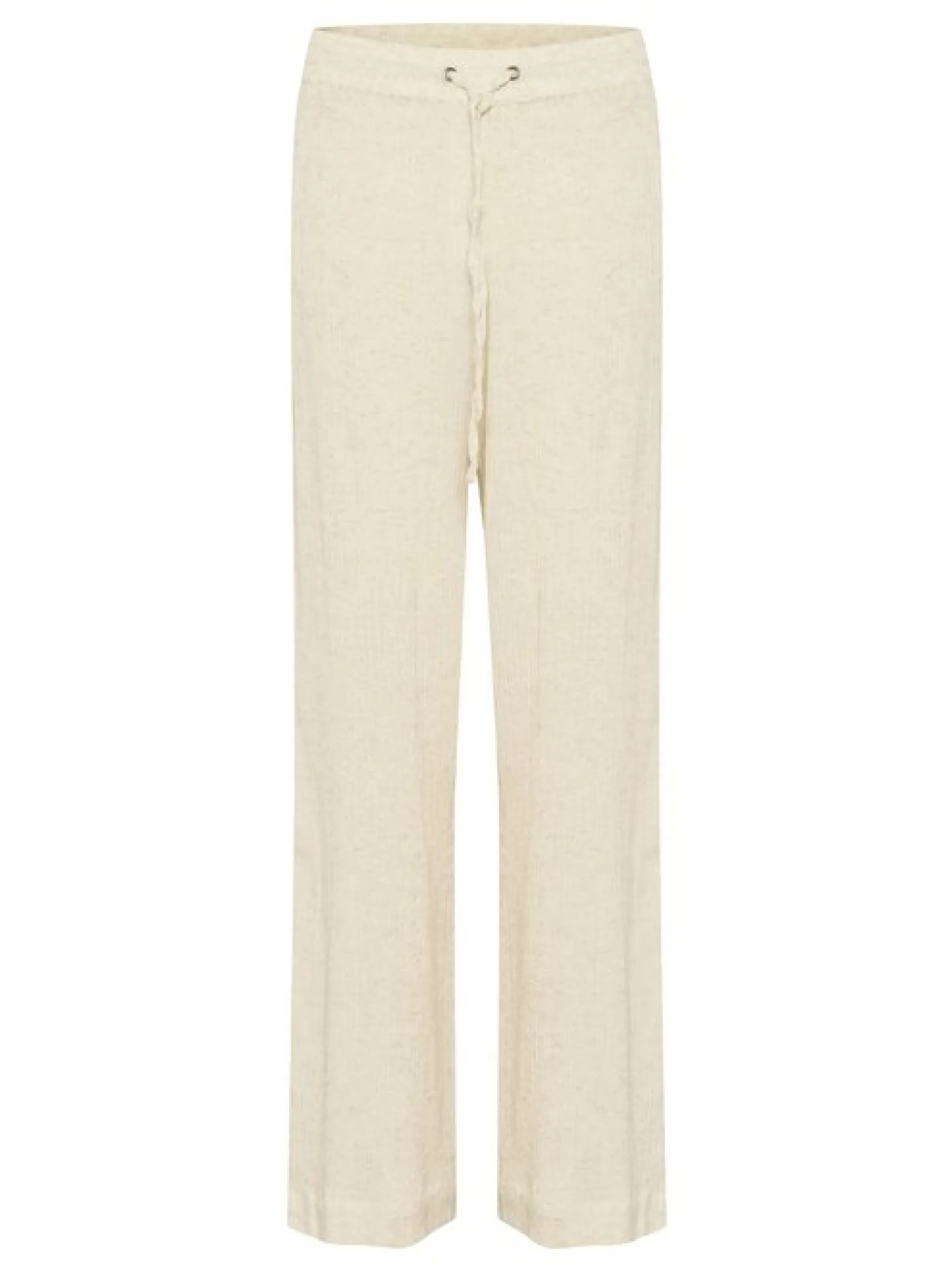 Kaffe Damen Casual Hose KAgitte Elastische Taille in kitt