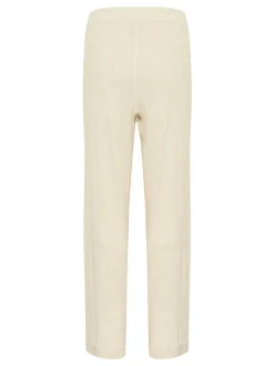 Kaffe Damen Casual Hose KAgitte Elastische Taille in kitt