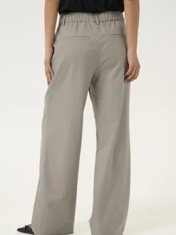 Kaffe Damen Casual Hose KAloraine Hohe Taille in grau