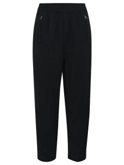 Kaffe Damen Casual Hose KAsonja Elastische Taille in schwarz