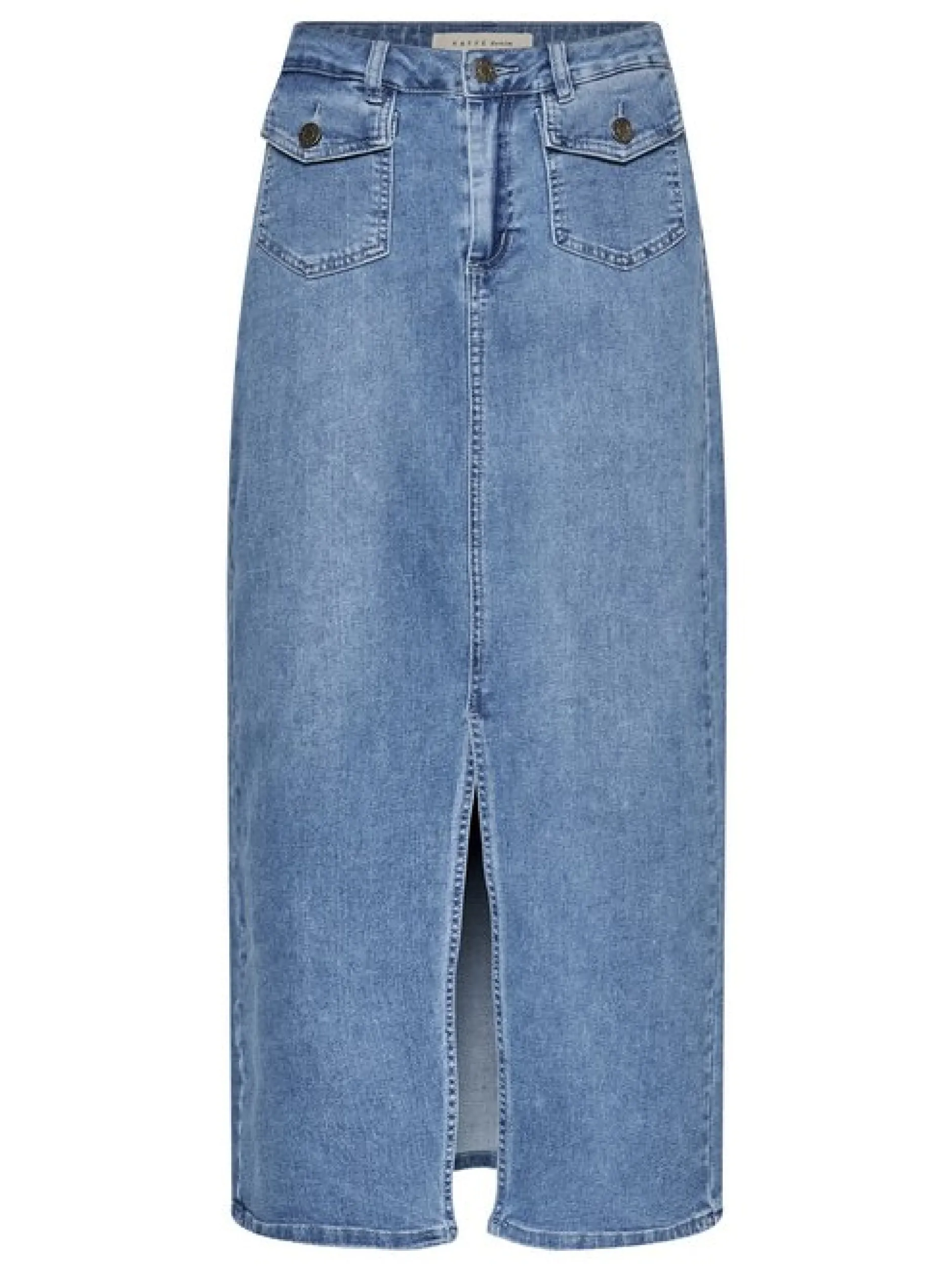 Kaffe Damen Denimrock KAandrea in medium stone denim