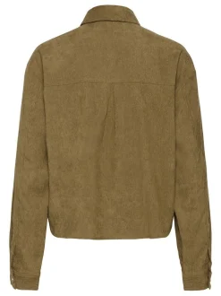 Kaffe Damen Hemdbluse KAvera in braun