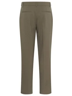 Kaffe Damen Hose KAmerle Hohe Taille in braun