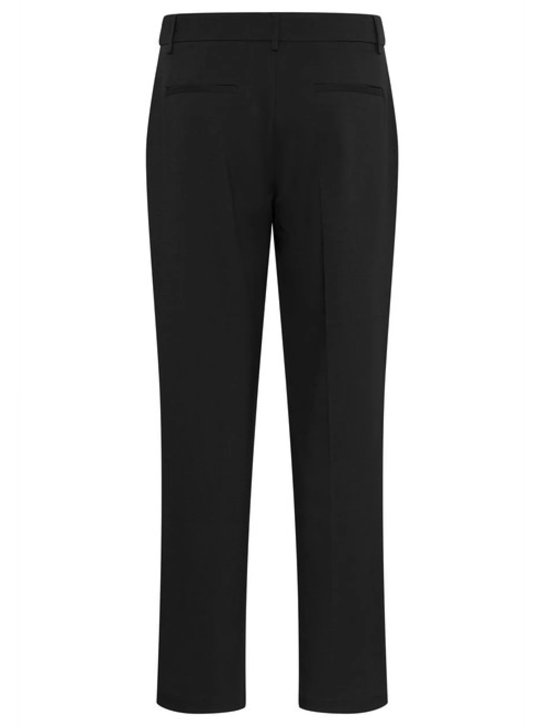 Kaffe Damen Hose KAmerle Hohe Taille in schwarz