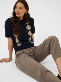 Kaffe Damen Hose KAMERLE in braun