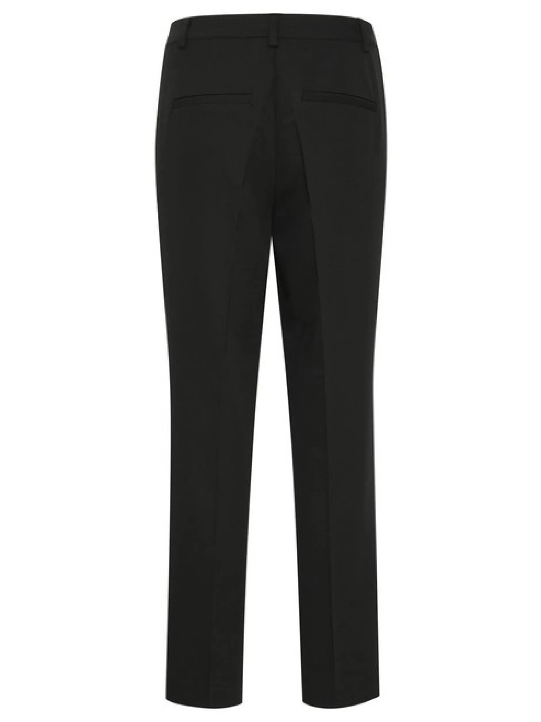 Kaffe Damen Hose KAsakura Hohe Taille in schwarz