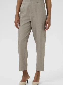 Kaffe Damen Hose KAtilla Hohe Taille in kitt