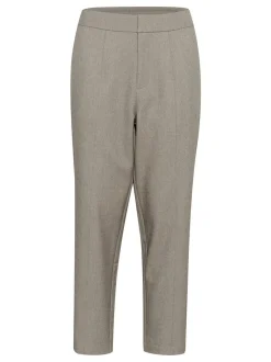 Kaffe Damen Hose KAtilla Hohe Taille in kitt