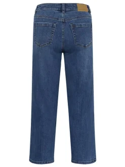 Kaffe Damen Jeans KAbrook Hohe Taille in blau
