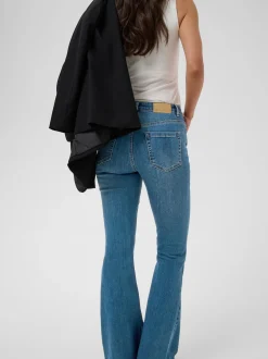 Kaffe Damen Jeans KAforest Hohe Taille in blau