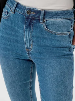 Kaffe Damen Jeans KAforest Hohe Taille in blau