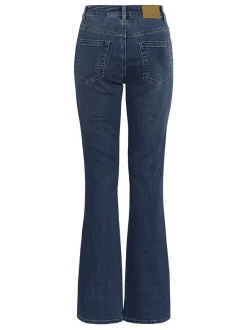 Kaffe Damen Jeans KAforest Hohe Taille in blau