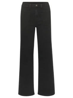 Kaffe Damen Jeans KAkarla Hohe Taille in schwarz