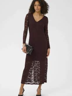 Kaffe Damen Jerseykleid KAlouisa in mocca