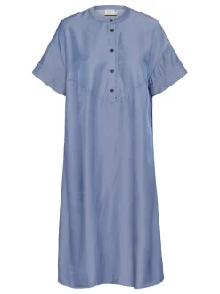 Kaffe Damen Kleid BPlucinda in blau