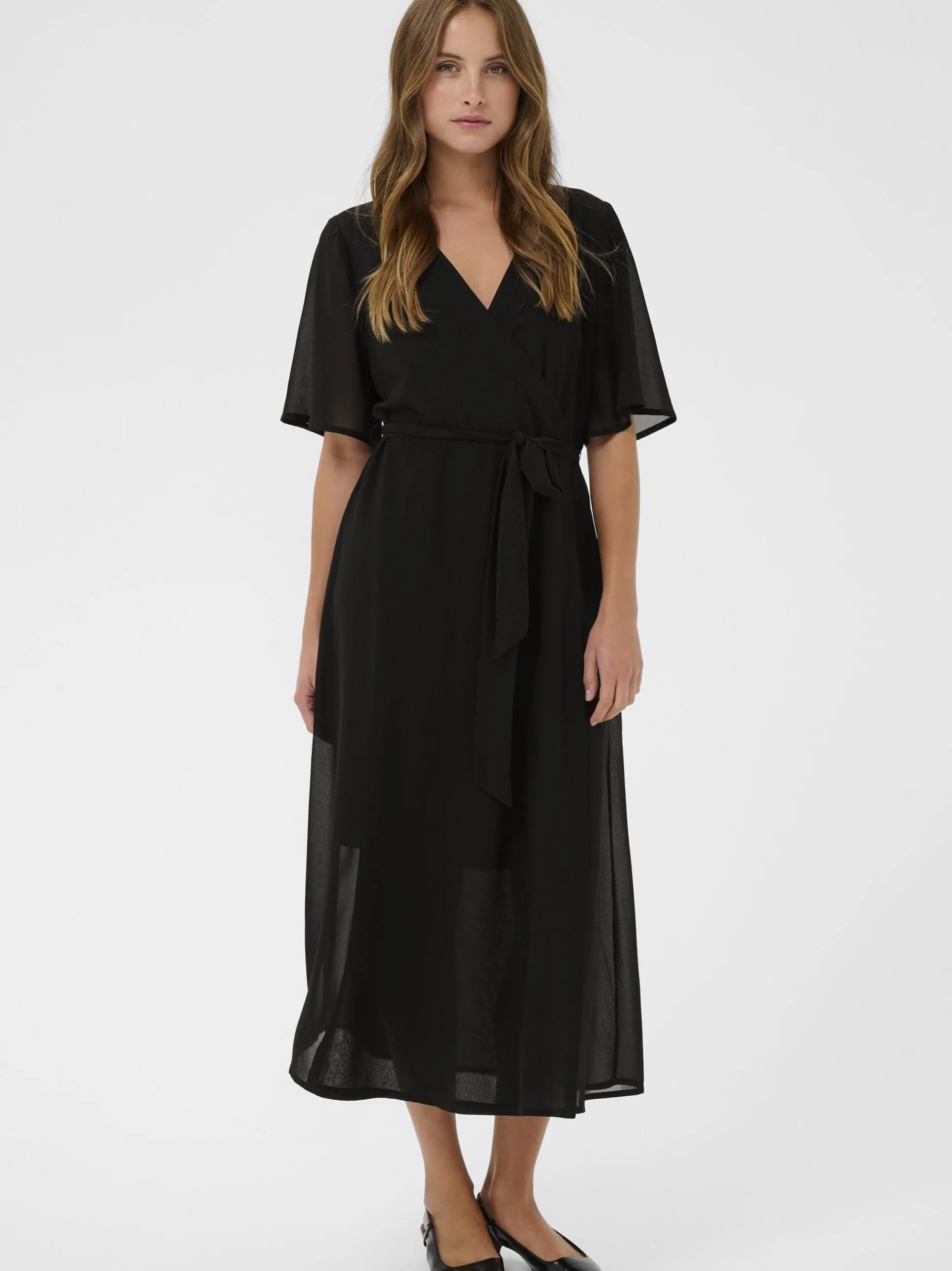 Kaffe Damen Kleid KAbelle in schwarz