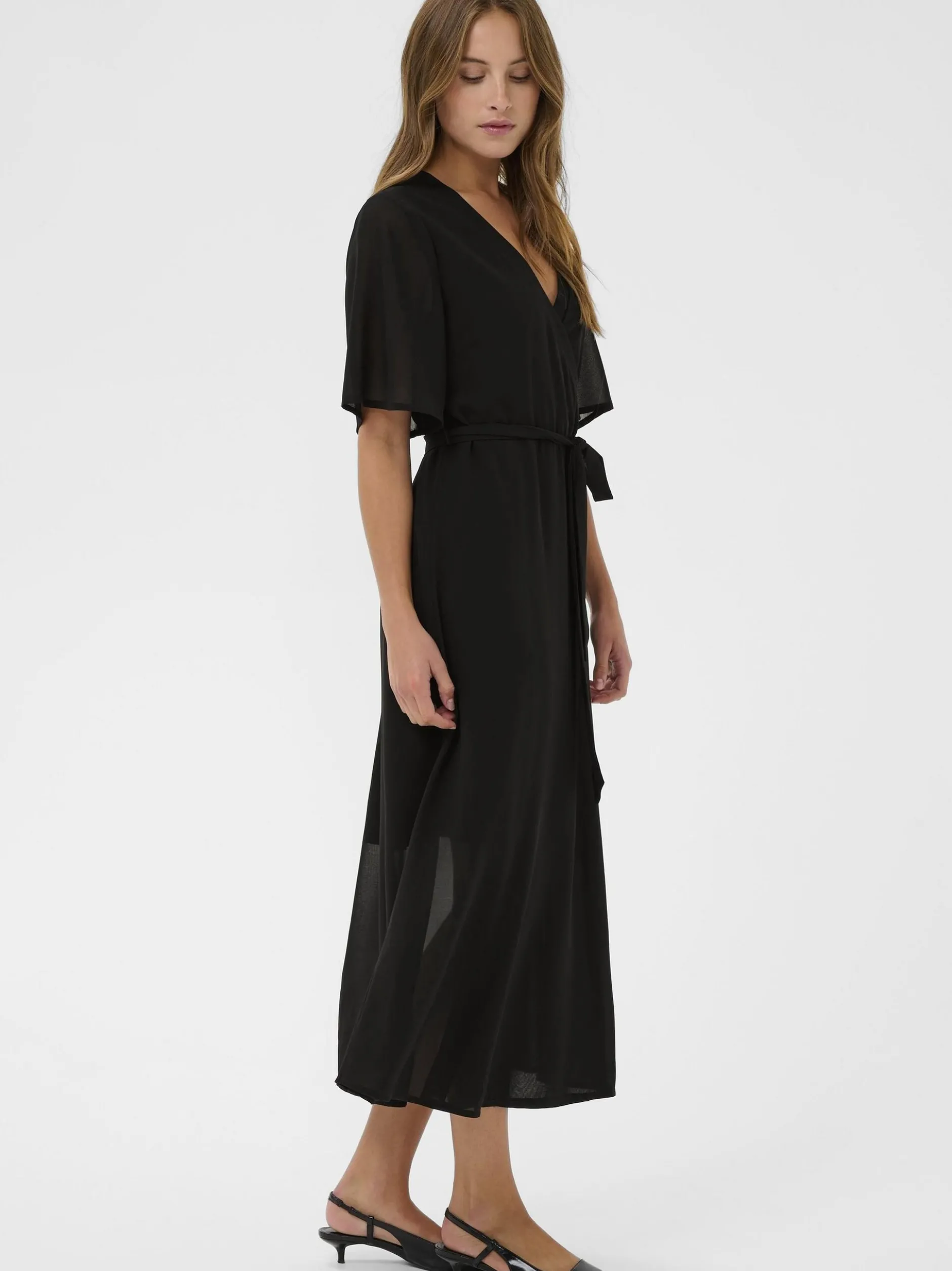 Kaffe Damen Kleid KAbelle in schwarz