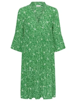 Kaffe Damen Kleid KAellen in grün