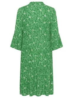 Kaffe Damen Kleid KAellen in grün