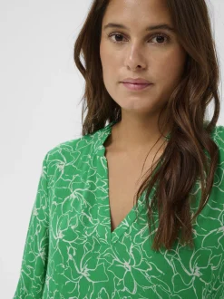 Kaffe Damen Kleid KAellen in grün