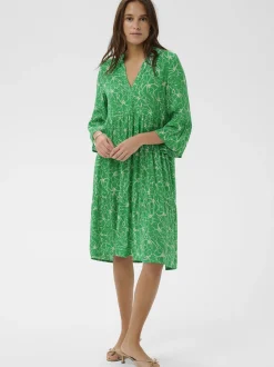 Kaffe Damen Kleid KAellen in grün