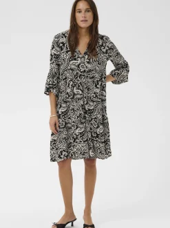 Kaffe Damen Kleid KAellen in schwarz